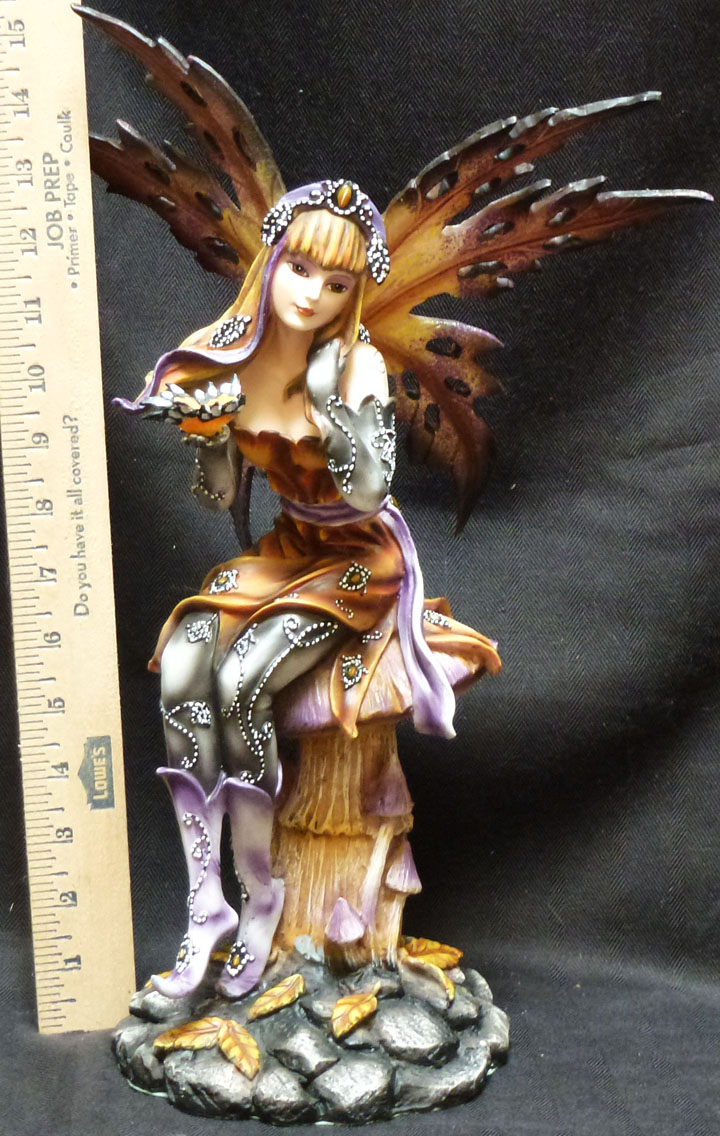 butterfly fairy statue