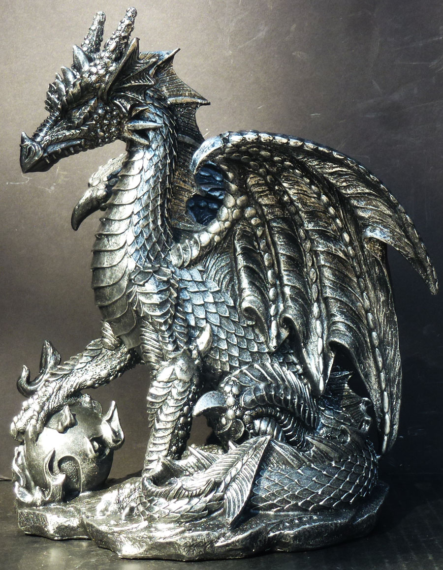 dragon"s pearl dragon figure h11.5" statue  dwk