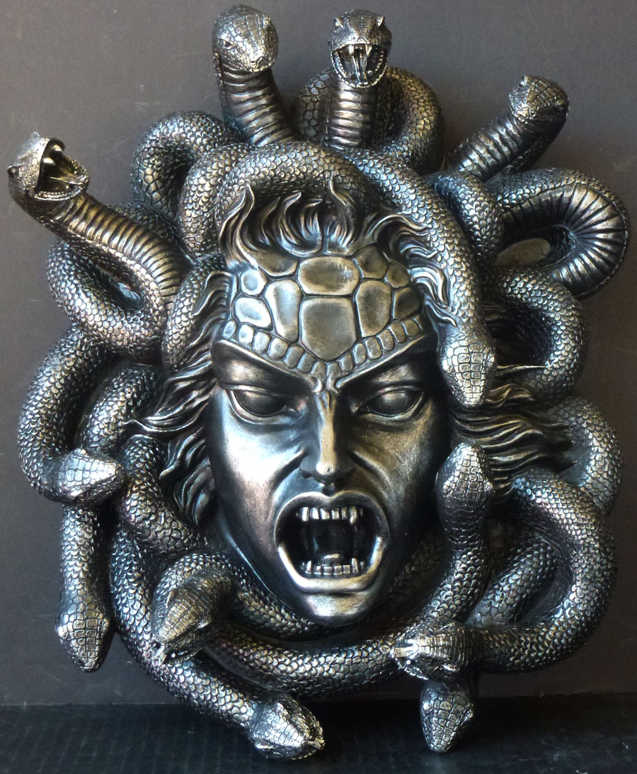 medusa head bust