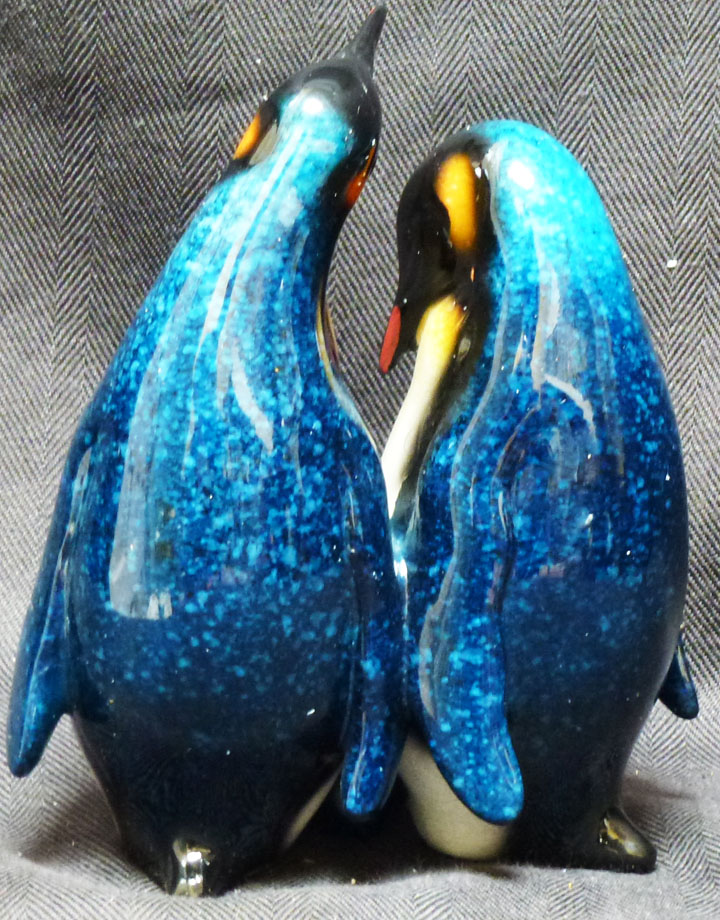 resin penguin statues