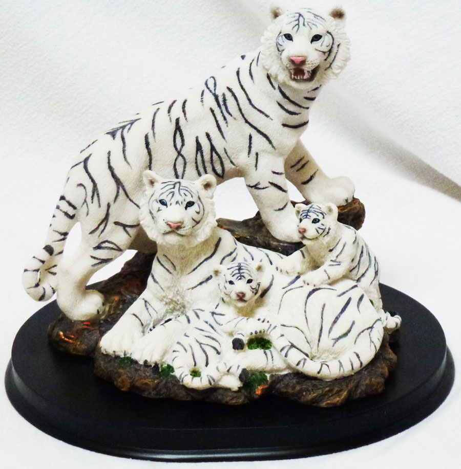 white tiger figurines