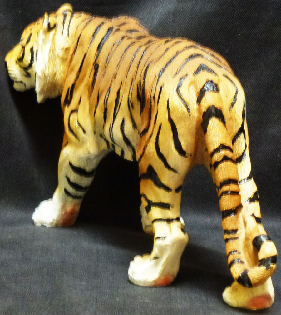 TUNDRA FLAME Orange Bengal Tiger Statue Figurine H7