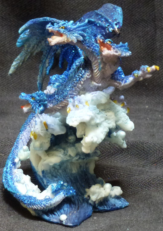 Small  BLUE JEWELED DRAGON  Jeweled    H4.5/"